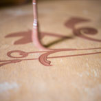 Patia Davis making a screw-top jar at Wobage Farm 2016